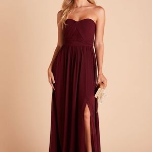 Birdy Grey Bridesmaids GRACE CONVERTIBLE DRES
CHIFFON CABERNET size small